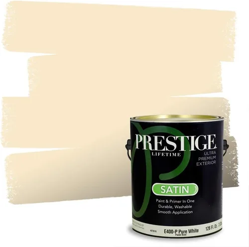 Miniatura 26 de PRESTIGE Paints Exterior Paint and Primer In One, 1-Gallon, Satin, Comparable Match of Benjamin Moore* Royal Linen* 931BM-PCM