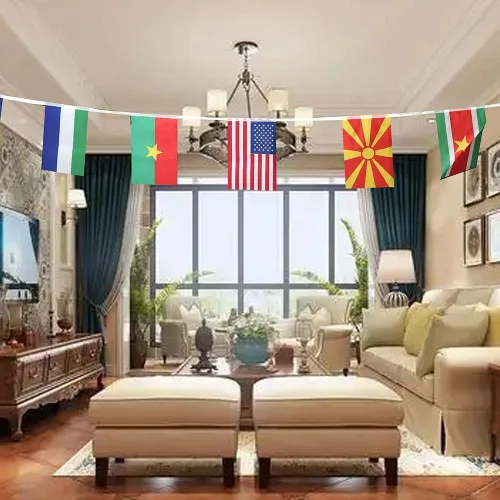 Miniatura 2 de Banderas de 100 países, bandera nacional de cadena internacional, bandera de países del mundo en todos los continentes, eventos deportivos