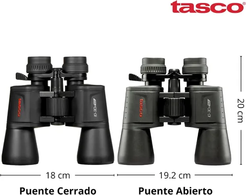Miniatura 5 de TASCO ES10305Z Essentials Binoculares, 10-1.181x1.969 in, prisma Porro, negro, en caja