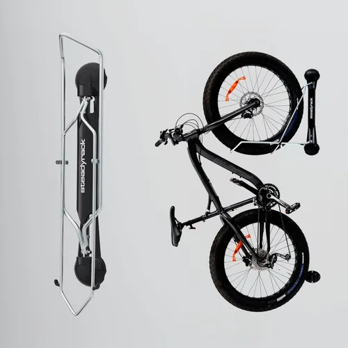 Miniatura 3 de Steadyrack Soporte para Bicicleta de Neumáticos Gruesos – Montaje Vertical en Pared para Bicicletas de Neumáticos Gruesos con Neumáticos