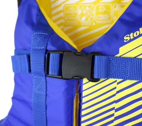 Miniatura 7 de Stohlquist Chaleco salvavidas Fit Youth – Aprobado por la Guardia Costera, PFD de alta movilidad, espuma de flotabilidad, totalmente ajustable