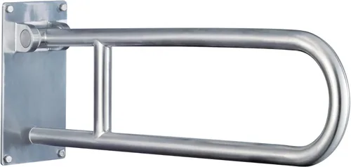 Miniatura 4 de Moen Home Care - Asidero de seguridad para baño de 30 pulgadas de acero inoxidable con agarre texturizado plegable, producto de asistencia