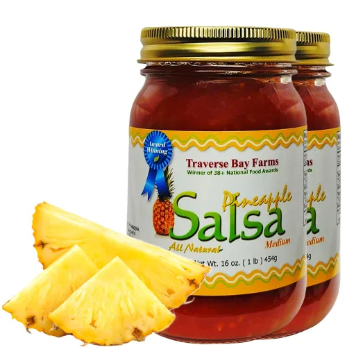 Miniatura 8 de Traverse Bay Farms Salsa gruesa - Caliente: fabricada en pequeños lotes con la mayor cantidad de productos cultivados localmente como sea posible.