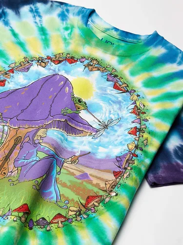 Miniatura 3 de Liquid Blue Camiseta Mushroom Haven para hombre, Azul