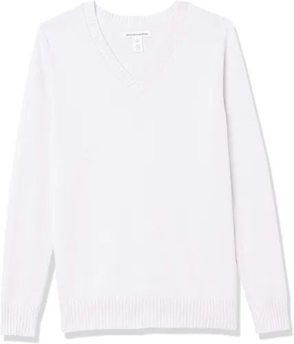 Miniatura 5 de Suéter Tienda Essentials para mujer, 100% algodón, de manga larga, con cuello en V