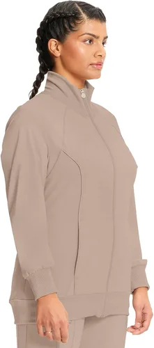 Miniatura 77 de Infinity by Cherokee 2391A - Chaquetas médicas con cremallera frontal para mujer, tela elástica en 4 direcciones