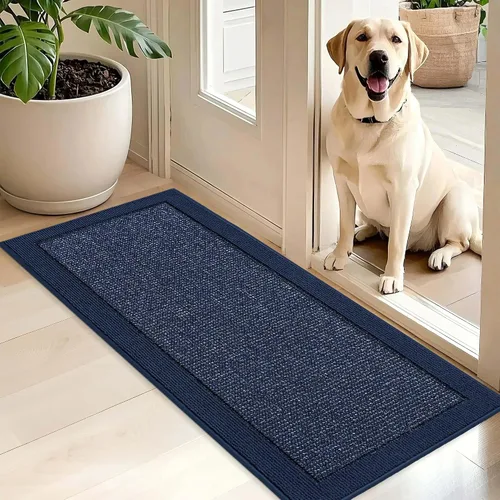 Miniatura 52 de BEQHAUSE Tapete para puerta interior de 20 x 32 pulgadas, tapete antideslizante para entrada, lavable, resistente a la suciedad, tapete