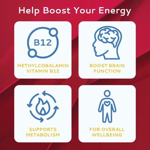 Miniatura 5 de Paquete de 100 tiras de vitamina B12 Tiras con sabor a menta fáciles de disolver por vía oral Tiras de 1500 mcg Vit B12 se disuelve debajo