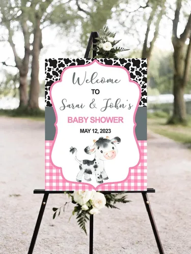 Miniatura 12 de Letrero de bienvenida para baby shower, letreros de baby shower, letrero de baby shower de abeja, letrero de bienvenida para baby shower, letrero