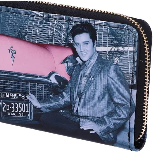 Miniatura 6 de Nemesis Now Elvis Pink Cadillac - Bolso para mujer, 7.5 in