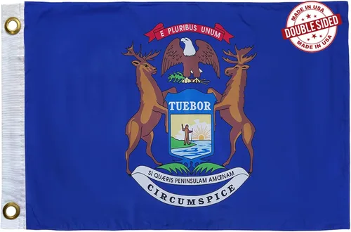 Miniatura 8 de Homissor Bandera de Maryland de 12 x 18 pulgadas, bandera de estado MD de doble cara, banderas pequeñas de Maryland, bandera duradera con ojales