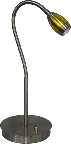 Miniatura 5 de daylight24 202071-04 Lámpara de escritorio LED con haz ajustable, 19.5 x 8.47 x 5.9 pulgadas, níquel cepillado/negro