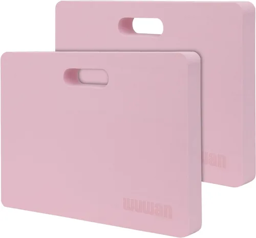 Miniatura 10 de Estera de yoga para rodillas, 3.8 cm de espesor, para push-ups de rodillas, soporte para plancha y rodillas/codos de yoga, proporciona amortiguación