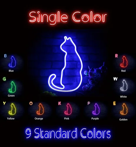 Miniatura 2 de ADVPRO Cat Flex Silicone LED Neon Sign - Blue - st16s32-fnu0083-b