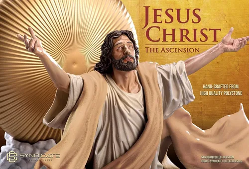 Miniatura 9 de Escultura de estatua de Polystone de primera calidad a escala 1:4 de la Ascensión de Jesucristo Edición de bata bronceada a escala 1:4
