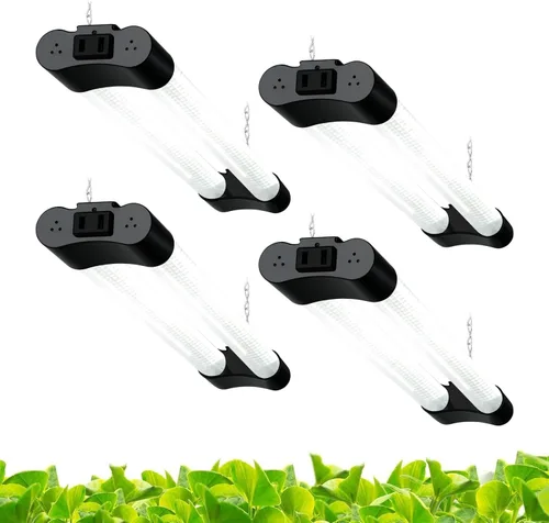 Miniatura 12 de Hlite Paquete de 4 luces LED de cultivo de 16 pulgadas, luces de cultivo enlazables para plantas de interior, luces de plantas de espectro completo