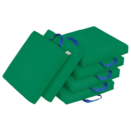 Miniatura 25 de ECR4Kids SoftZone - Cojines de suelo, cuadrados, asientos flexibles, surtidos, 6 piezas