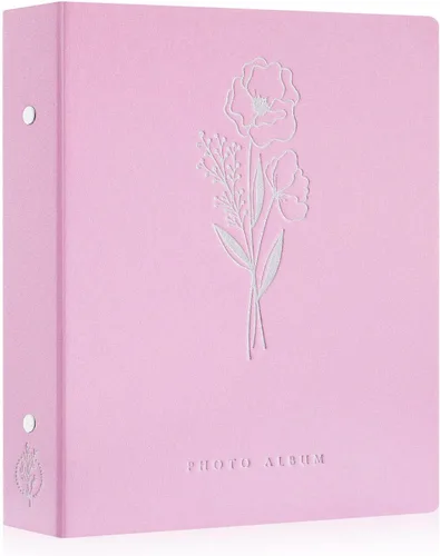 Miniatura 37 de Lanpn - Álbum de fotos autoadhesivo de lino, 40 páginas, álbum de fotos para manualidades, páginas adhesivas magnéticas, contiene fotos de 4 x 6, 7