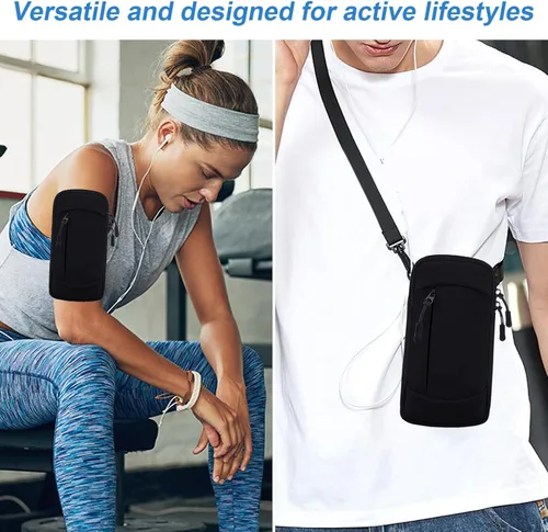 Miniatura 2 de Bolsa cruzada para teléfono celular con banda para el brazo, bolsa impermeable para teléfono compatible con iPhone y Android de hasta 7 pulgadas