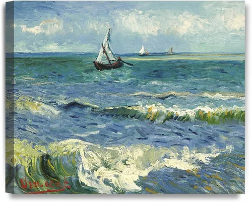 Miniatura 87 de DECORARTS - Serie de pinturas enmarcadas de Vincent Van Gogh (favoritos) – impresión giclée de arte en lienzo.