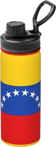 Miniatura 10 de Greek Flag Insulated Stainless Steel Kettle Print Funny Water Bottle Insulated Ideal for Sports and Travel