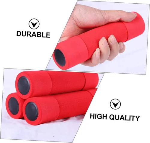 Miniatura 7 de 2 mancuernas ergonómicas de espuma para mujeres, cada barra ligera para entrenamiento de gimnasio en casa, tonificación de brazos y entrenamiento