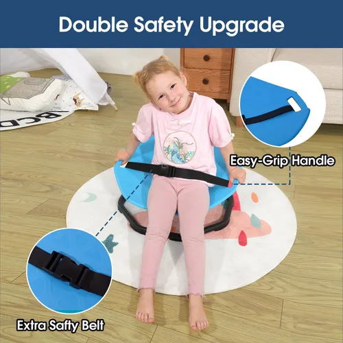 Miniatura 3 de Silla Giratoria Sensorial para Niños Autistas, Silla Giratoria Mejorada para Niños con Manijas, Mejora el Enfoque y el Equilibrio, Ideal para Equipo