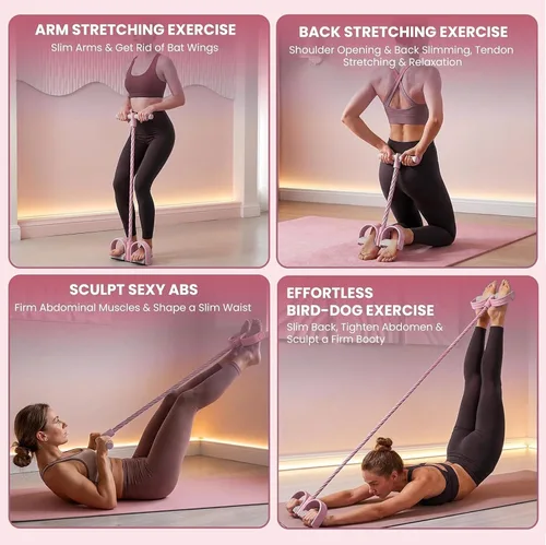Miniatura 6 de Saker - Banda elástica multifunción de resistencia para yoga, bandas de fitness de todos los niveles para fortalecimiento, estiramiento
