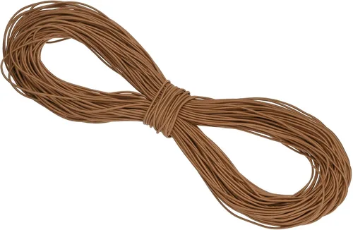 Miniatura 96 de PATIKIL Cuerda elástica elástica de 109 yardas (328.1 ft), cuerda elástica pesada de 0.059 in, albaricoque para manualidades, correas de gancho