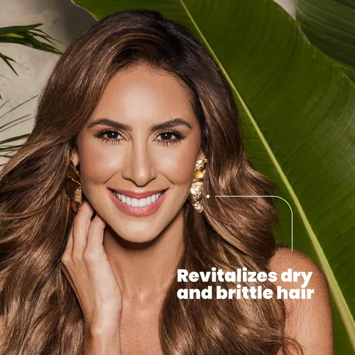 Miniatura 3 de ANYELUZ Mascarilla intensiva para el cabello de plátano - Reparación profunda e hidratación para cabello dañado y seco