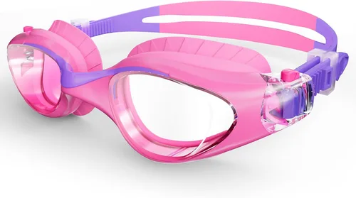 Miniatura 10 de Kids Swim Goggles, Anti-Fog UV Protection, Leakproof Adjustable Strap Swimming Goggles for Boys Girls Ages 6–14