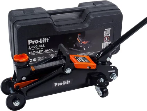 Miniatura 5 de Pro-Lift f-2315PE. Gato de carretilla hidráulico gris para autos con estuche moldeado por soplado (Capacidad 3000 lb)