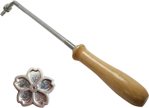 Miniatura 6 de Da Jia Tinton Life - Soldador creativo para tartas/madera/cuero con sello (varilla tratada con llama, pata de gato)