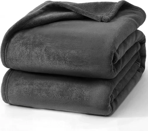Miniatura 32 de Hansleep Manta de forro polar para sofá beige, súper suave manta de franela esponjosa y acogedora para todas las estaciones, beige, manta de 50x60