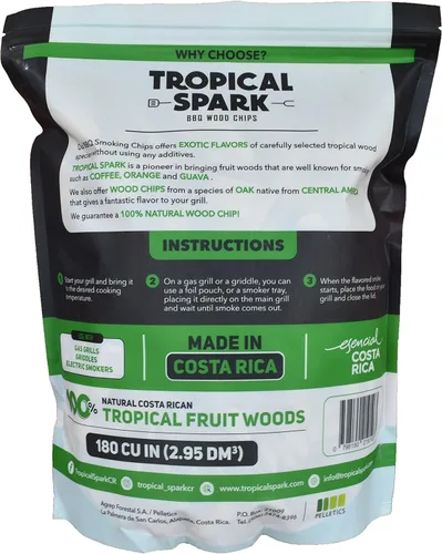 Miniatura 2 de Astillas de madera Perfecto para barbacoa, ahumar, asar a la parrilla, hornear, asar, estofar Premium 100% natural Café 180 cu en bolsa