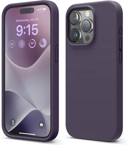 Miniatura 13 de elago Compatible con Funda para iPhone 15 Pro, Funda de Silicona Líquida, Cubierta Protectora de Cuerpo Completo, Resistente a Golpes, Funda Delgada