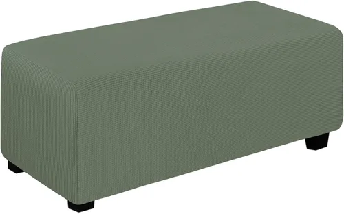 Miniatura 11 de Easy-Going Funda Elástica para Otomana Taburete de Almacenamiento Plegable Protector de Muebles Funda Rectangular Suave con Parte Inferior Elástica
