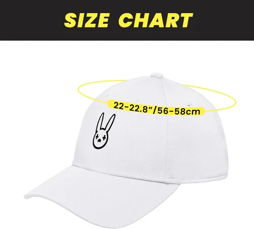 Miniatura 3 de AFOGELK Gorra de béisbol de conejito negro bordada para papá