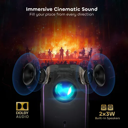 Miniatura 9 de Proyector de TV Google con WiFi Bluetooth, Soporte Full Ultra HD 1080P 4K, Proyección Inteligente para Cine en Casa, Mini Proyector Portátil al Aire