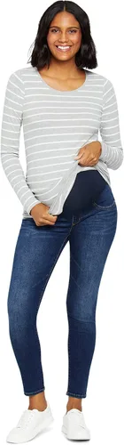 Miniatura 3 de Motherhood Maternity Jeans de maternidad ajustados para mujer color azul índigo ajuste secreto sostenible vientre