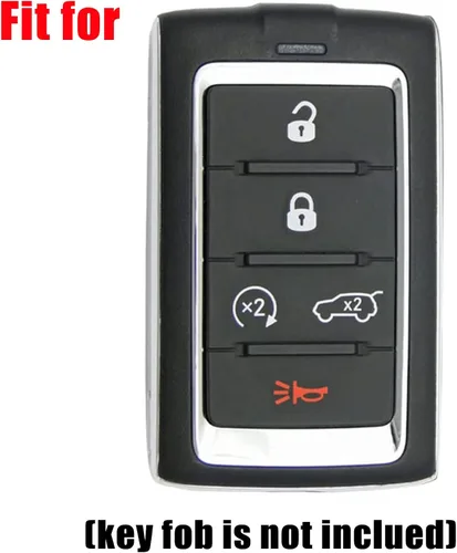 Miniatura 2 de 2 fundas de goma para llavero Coolbestda 5B para Jeep Grand Cherokee L Grand Wagoneer L Wagoneer Grand Cherokee L Wagoneer L Wagoneer Grand Cherokee