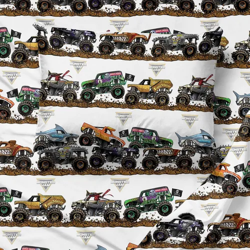 Miniatura 6 de Monster Jam MJ Life - Manta de 5 piezas, incluye manta, juego de sábanas