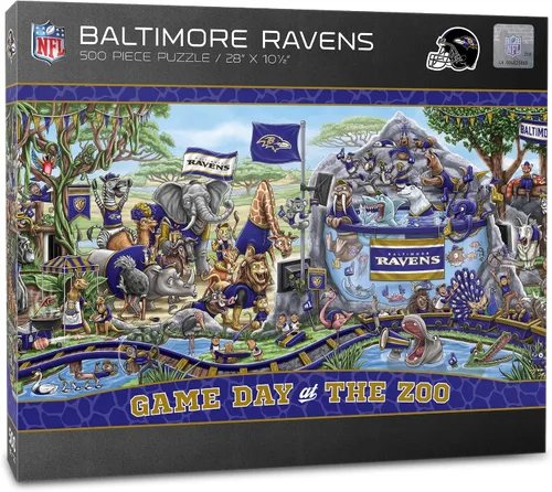 Miniatura 34 de YouTheFan - Rompecabezas NFL Game Day at The Zoo, 500 piezas