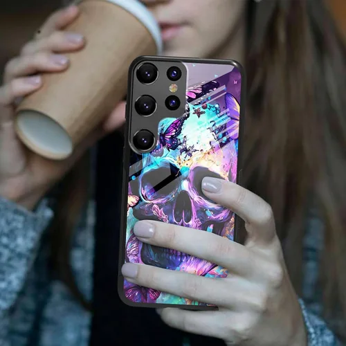 Miniatura 7 de Funda para Samsung Galaxy S22 Ultra Phone Grip con soporte expandible Soporte Soporte Kickstand, TPU suave a prueba de golpes Anti-arañazos Tapa