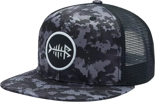 Miniatura 27 de BASSDASH Gorra de Camionero de Ala Plana Ajustable con Snapback y Malla para Hombres y Mujeres