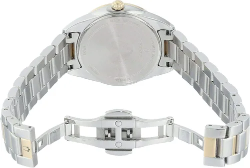 Miniatura 4 de Bulova Reloj analógico clásico de cuarzo para mujer con correa de acero inoxidable 98R263, Pulsera