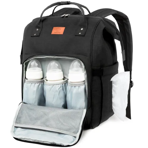 Miniatura 17 de Mochila para Pañales de KeaBabies - Gran Mochila para Bebés, para Niños y Niñas, Mochila de Pañales Impermeable de Gran Capacidad con Funciones Azul