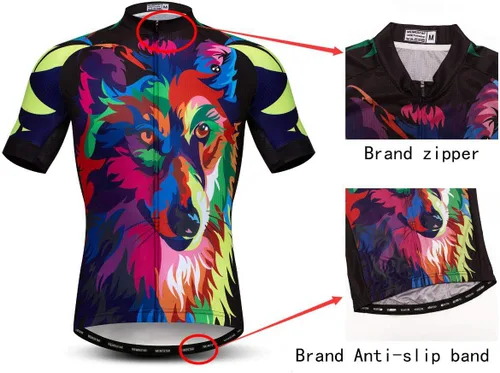Miniatura 5 de Camiseta de ciclismo para hombre, camiseta de ciclismo para carreras de carretera, MTB, BMX, Dirt Road, secado rápido, cómoda, absorbe la humedad