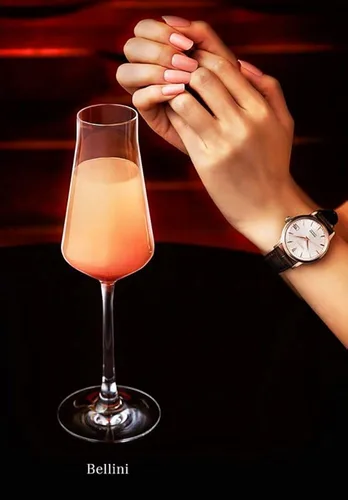 Miniatura 4 de SEIKO PRESAGE Automatic Ladies Cocktail 'Bellini' Rose Gold Watch SRP852J1