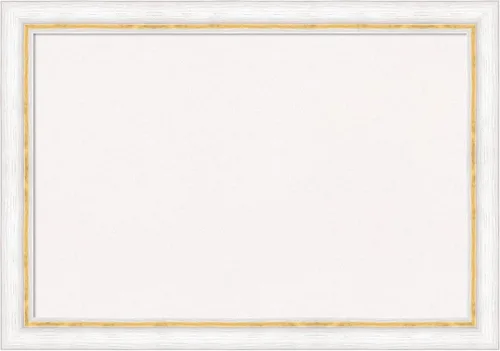 Miniatura 96 de Amanti Art Tablero de corcho blanco para pared (32 x 24) con marco de madera blanco blanco y blanco, tablero de corcho mediano para oficina, tablero
